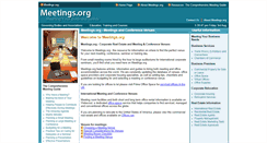Desktop Screenshot of meetings.org