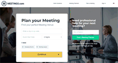 Desktop Screenshot of meetings.com